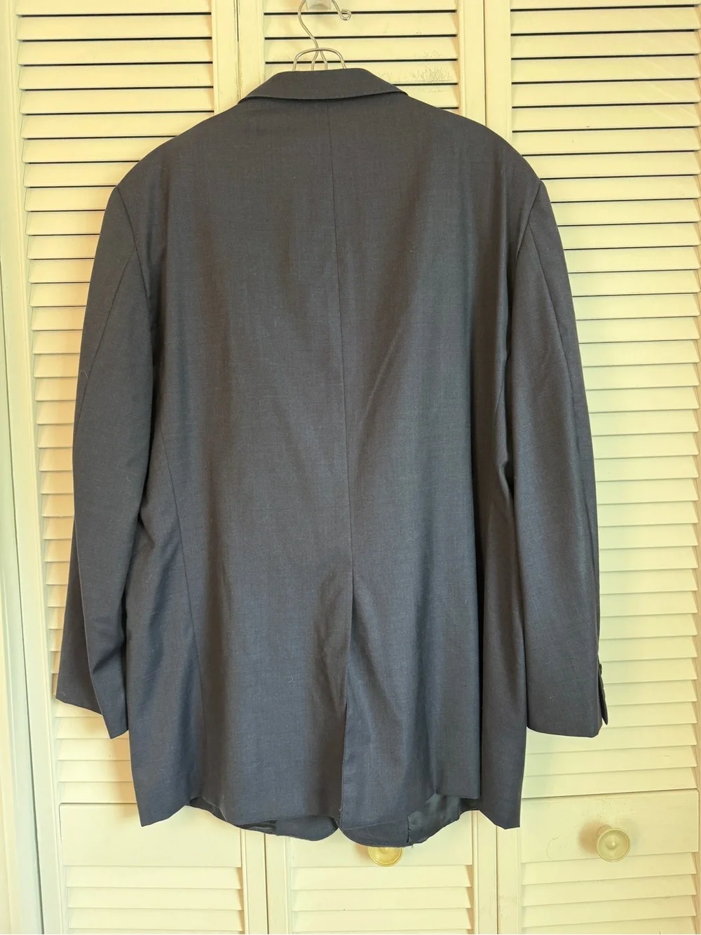 Daniel Cremieux Loro Piana Navy Blue Super 170's Wool Blazer Jacket 48L Linen